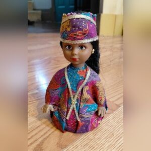 Colorful Ethnic Doll with Traditional African Outfit